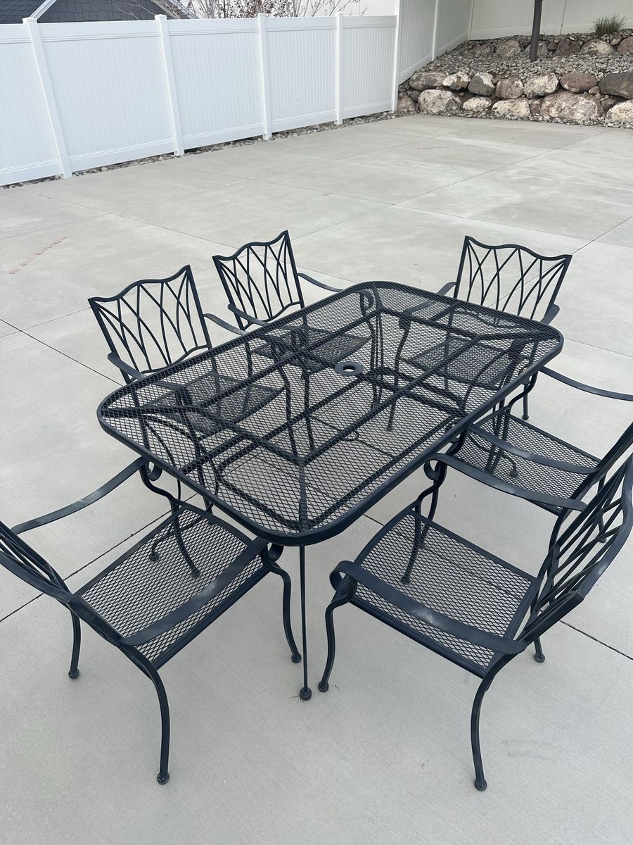 Metal Patio Set