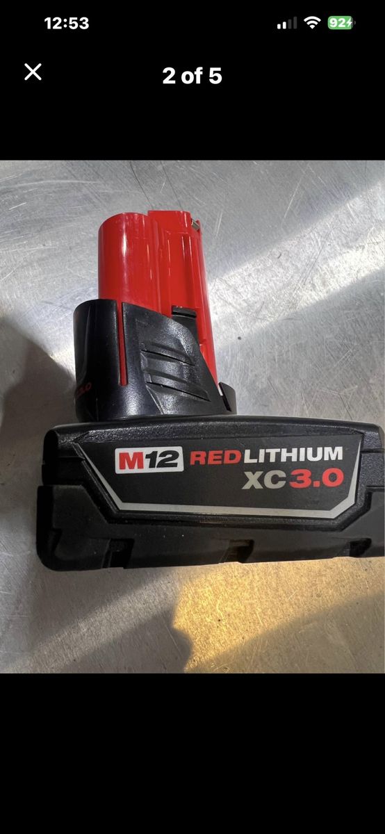 Milwaukee M12 Red Lithium XC3.0