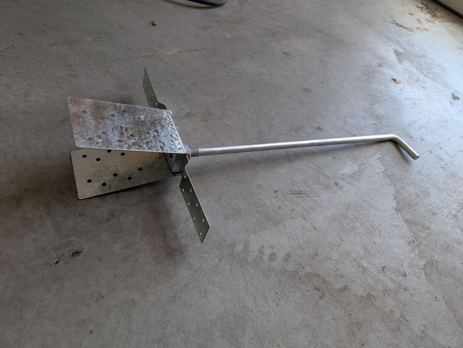 Burmon BHBCON ICF anchor bolt hurricane rafter tie down
