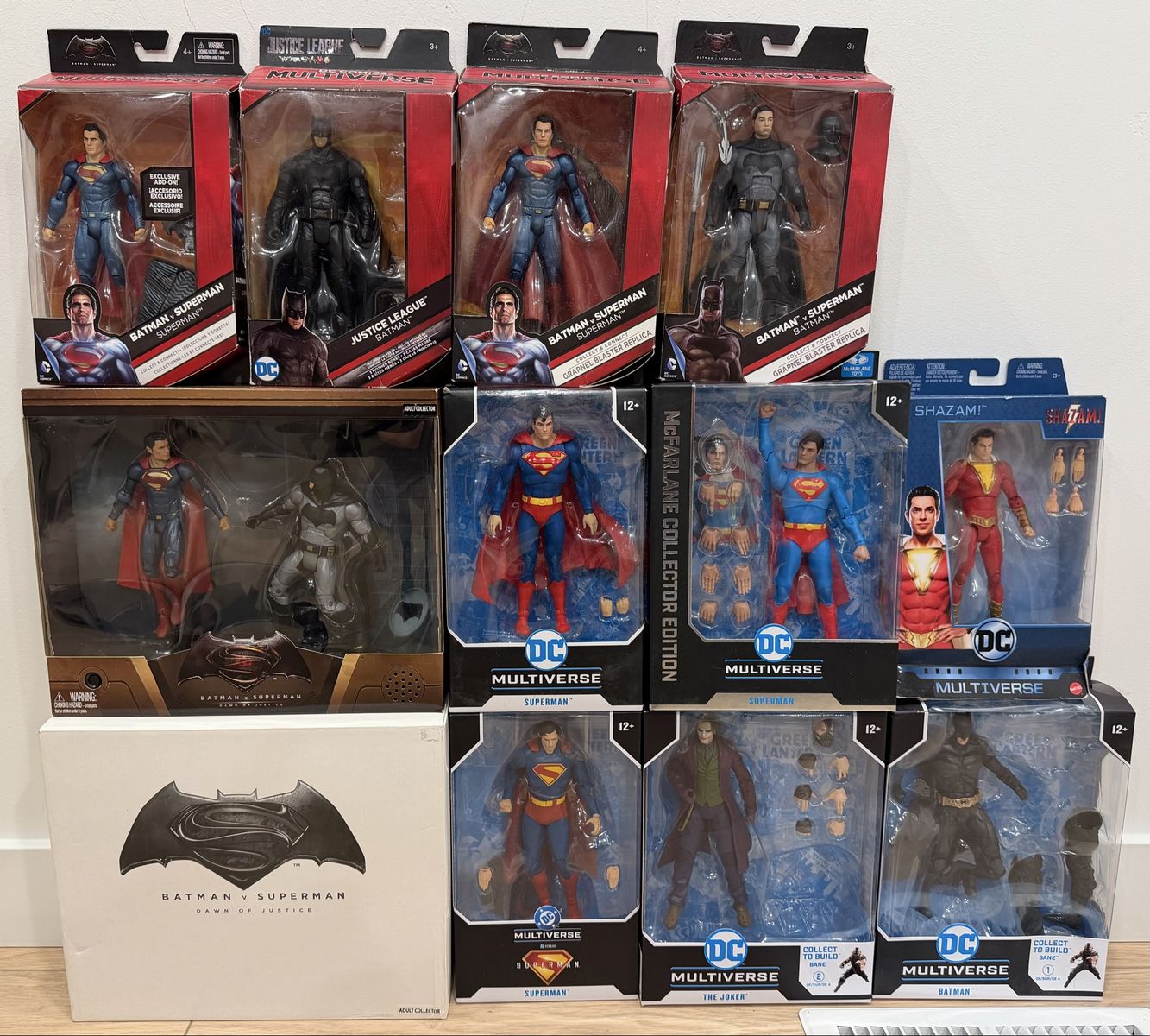 DC SUPER HEROES FIGURES - Multiverse McFarlane, Movie Masters, LEGO’s