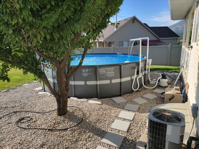Intex 18'x52" Above Ground Pool with tons of Extras! - Just needs new liner