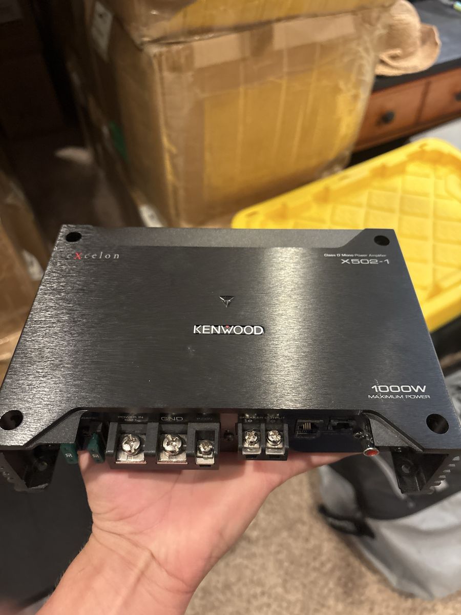 Kenwood Excelon X502-1 Class D Mono Power Amplifier 1000W