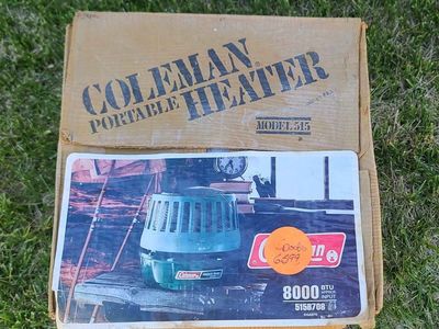 Coleman (White Fuel) Catalytic Heater - Model # 515B - 8000 BTU