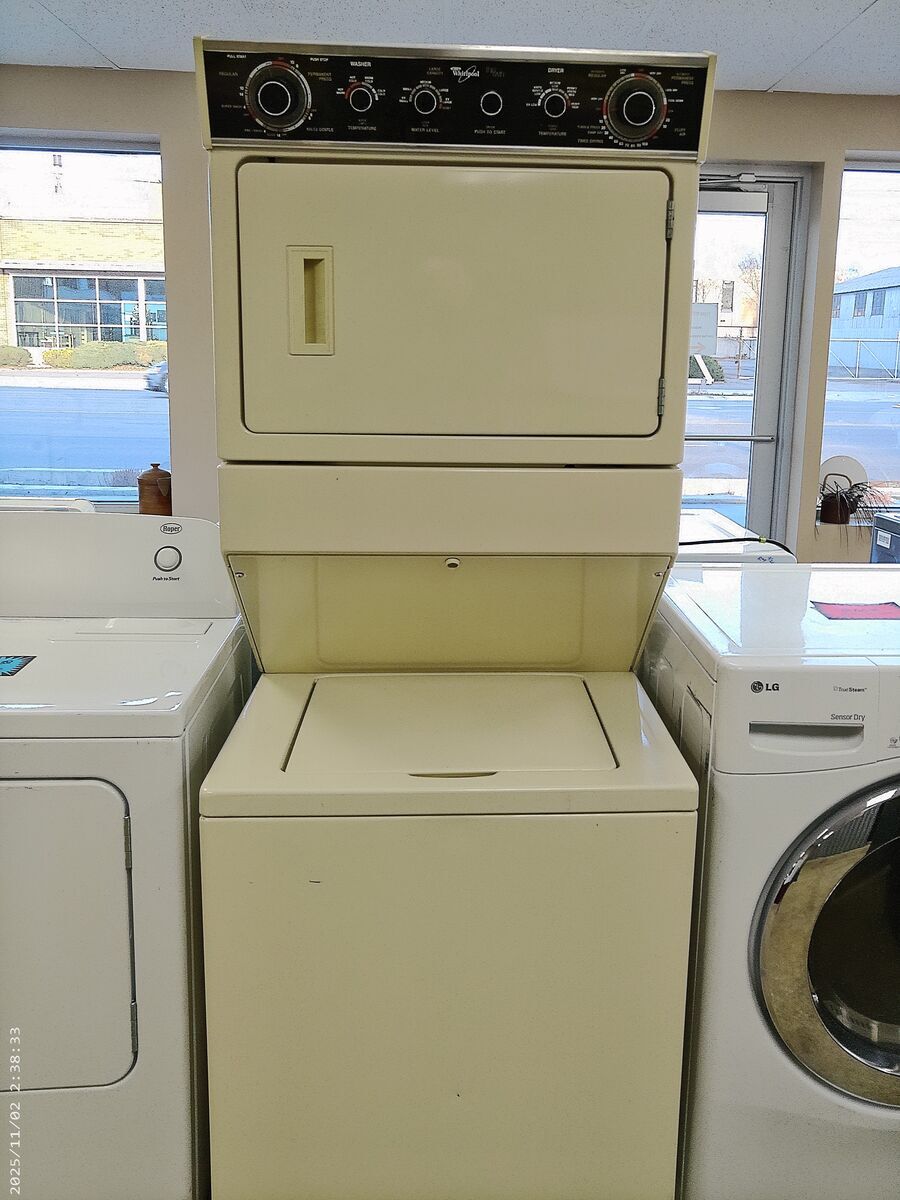 Whirlpool Stacked Washer/Dryer~90 Day Guarantee~Large Capacity