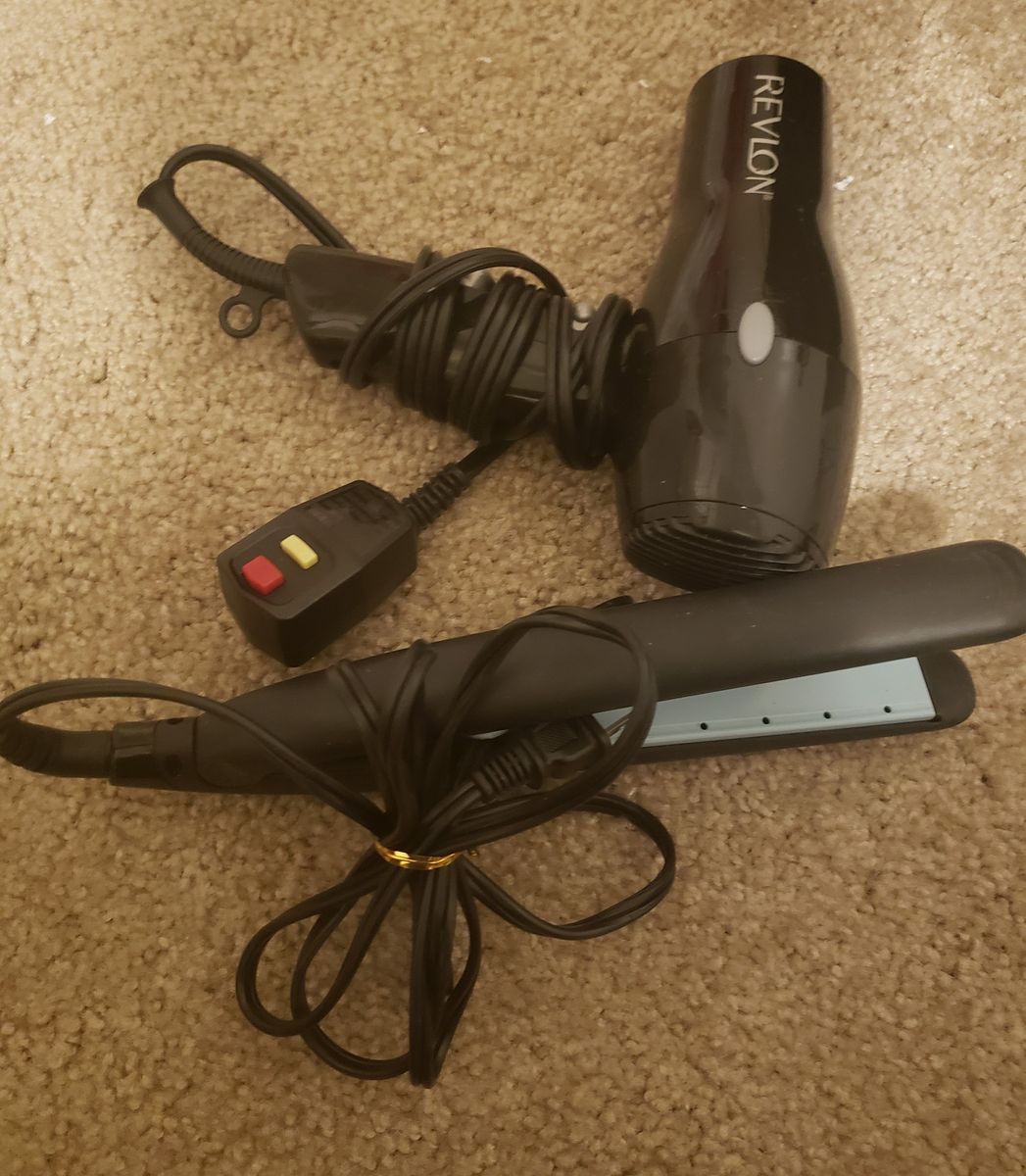 Revlon Hair Dryer and Straightener Bundle with Conair Hairbrushes
