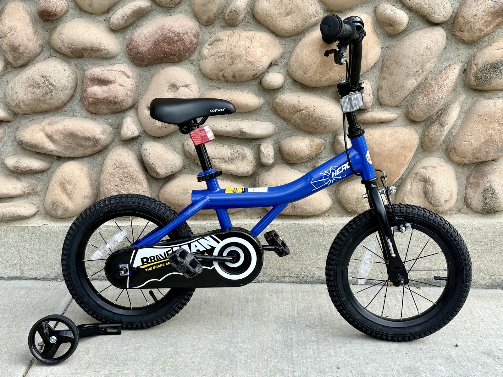Like New Costway 14” Kids Bike - Blue (Pickup in Lehi or Provo)