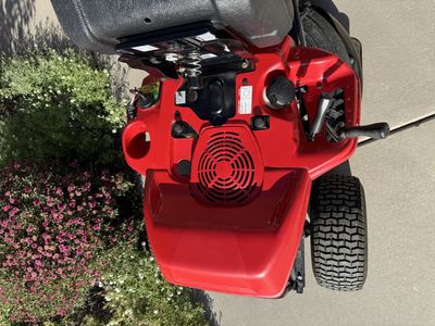 Troy-Bilt TB30B Neighborhood Rider 30" 382cc Gas-Powered Ride-On Lawn Mower Red