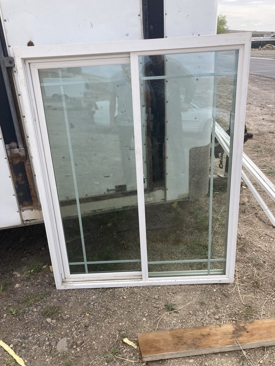 White Used Window