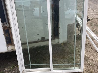 White Used Window