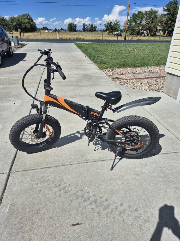 SDU folding fat tire bike