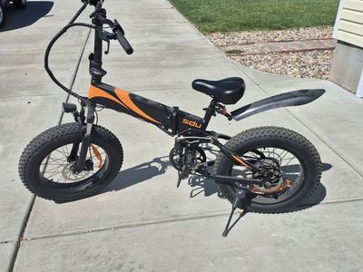 SDU folding fat tire bike