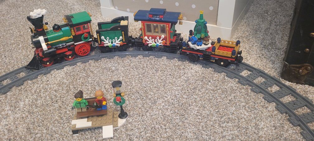 Lego Christmas train