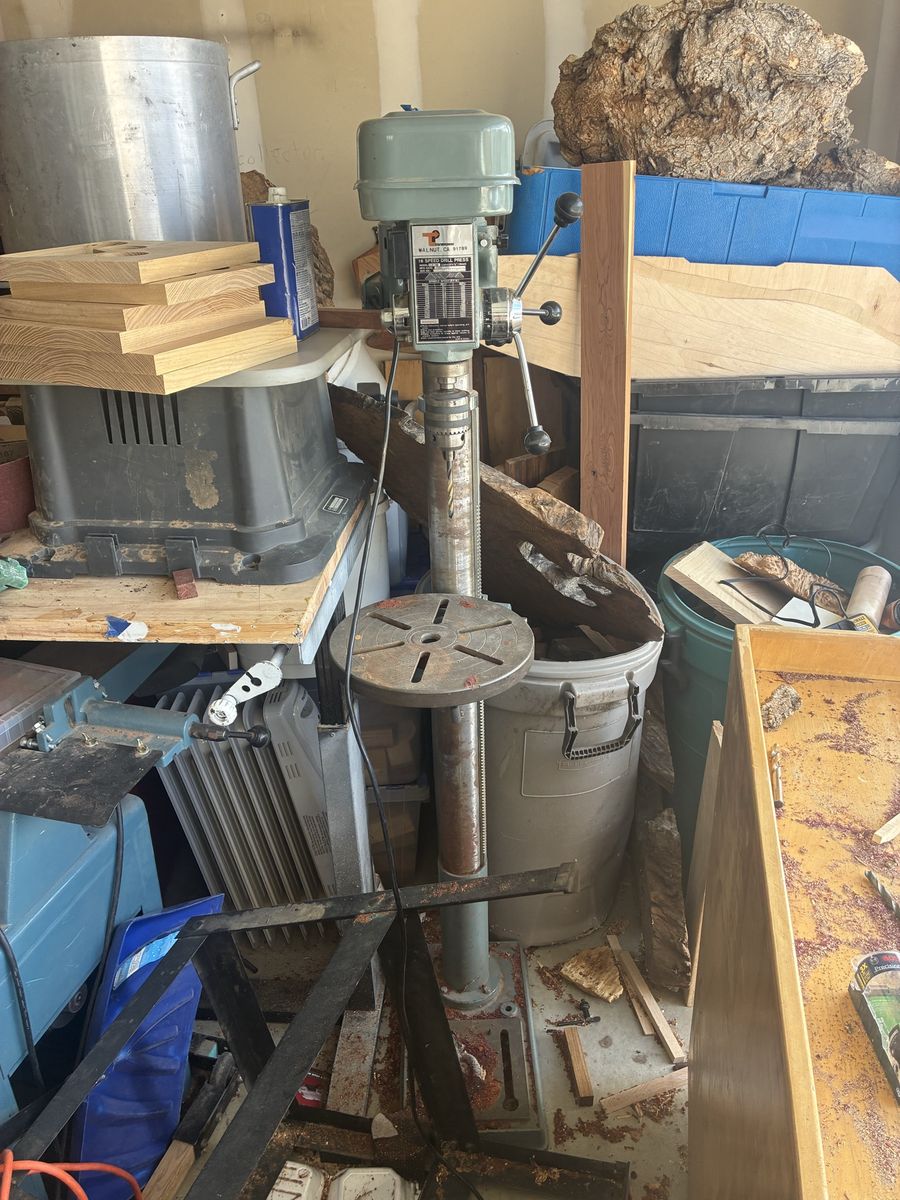 Transpower CH-16N 16 Speed Drill Press, 5/8" Capacity, Made in Taiwan