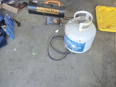 Remington REM-60V-GFA-O Forced Air Propane Heater, 60,000 BTU, Outdoor Propane Heater