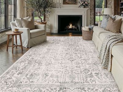Large washable area rug Size: 8'x 10'