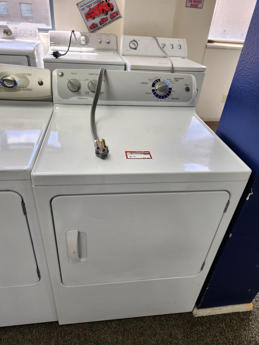 GE Electric White Dryer - W-Warranty