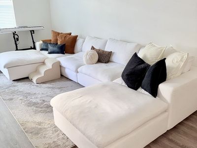 White Modular Sectional Sofa