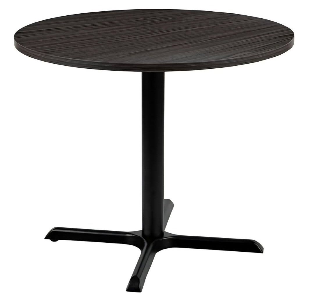 Flash Furniture Chapman 36" Round Multipurpose Conference Table, Business Meeting Table for Office and Conference Rooms, Rustic