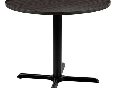 Flash Furniture Chapman 36" Round Multipurpose Conference Table, Business Meeting Table for Office and Conference Rooms, Rustic