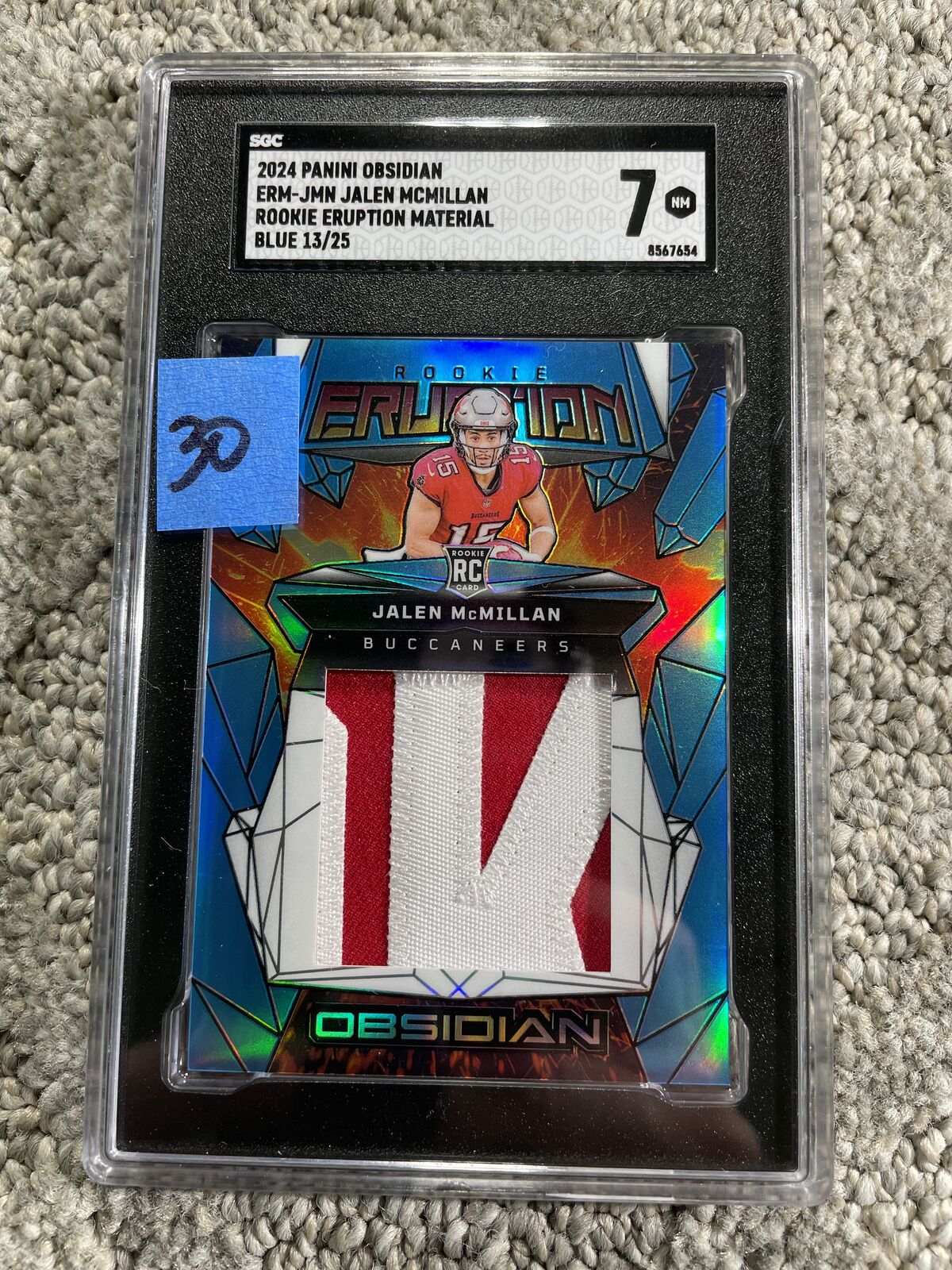 Tampa Bay Buccaneers graded slabs