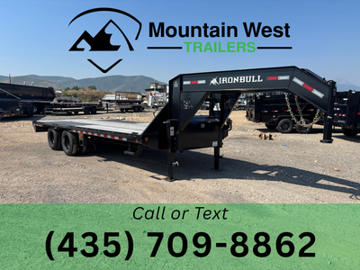 2026 Iron Bull 8.5X22-25.9K Flatbed Low Pro Gooseneck Trailer