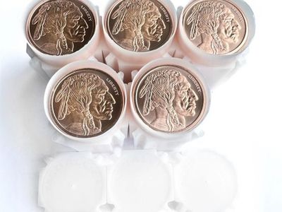 LOT OF 100 X 1 OZ BUFFALO NICKEL .999 FINE COPPER