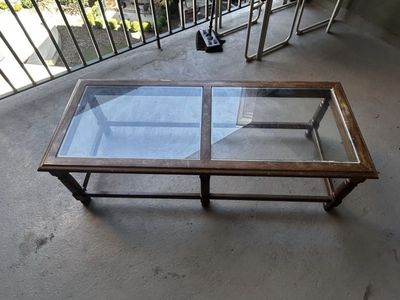 Glass Panel coffee Table