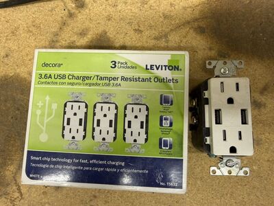 Leviton USB Outlets