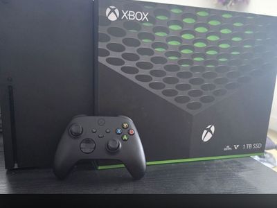Xbox series x used like new barley used