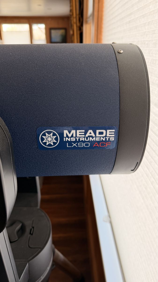 Complete Meade LX90 ACF 8" telescope system, ready to observe and image!