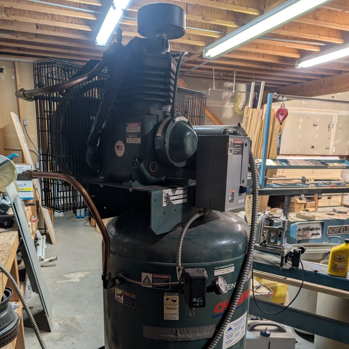 Champion CentronII 3 phase Air Compressor and Drye