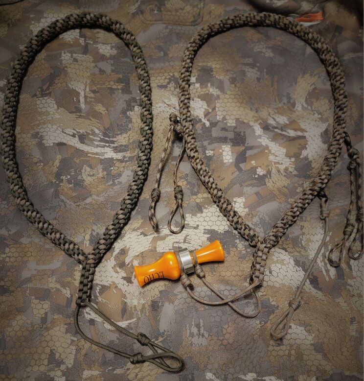 Sitka inspired colors duck call lanyard waterfowl