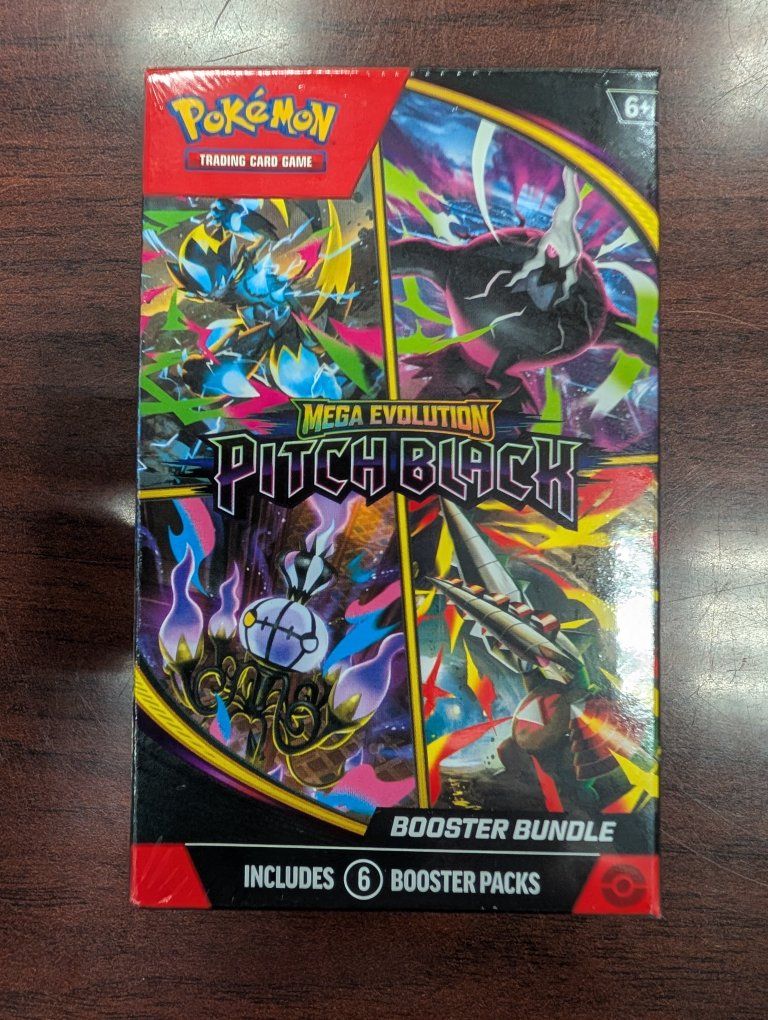 Pokemon TCG Mega Evolution Pitch Black Booster Bundle - 6 Booster Packs - New/Sealed