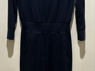 Sweaty Betty Gary Long Sleeve Blue Pants Jumpsuit