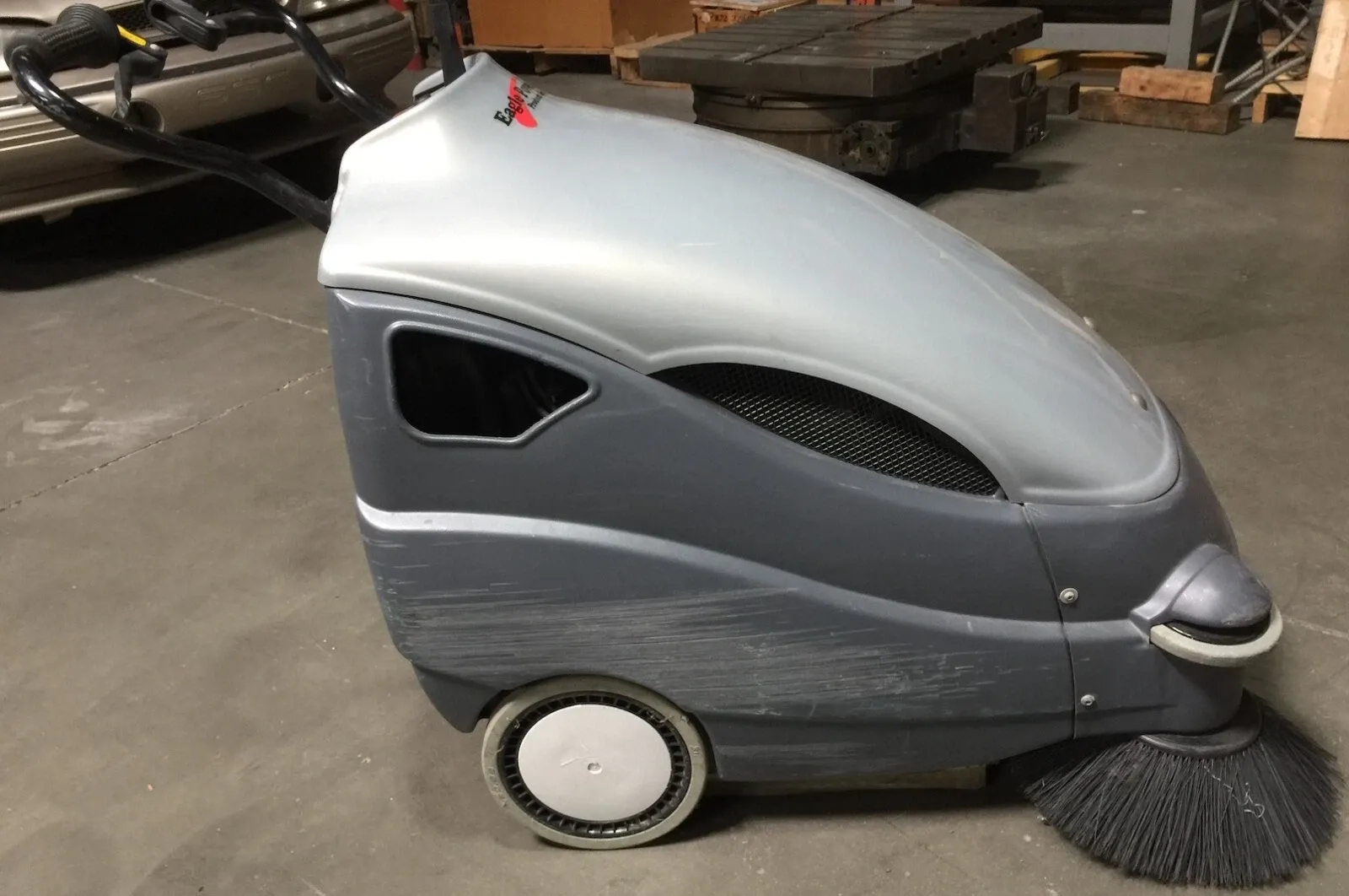 EAGLE MODEL 510ET WALK BEHIND FLOOR SWEEPER