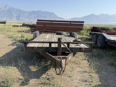 20 ft tandem axle trailer with spare