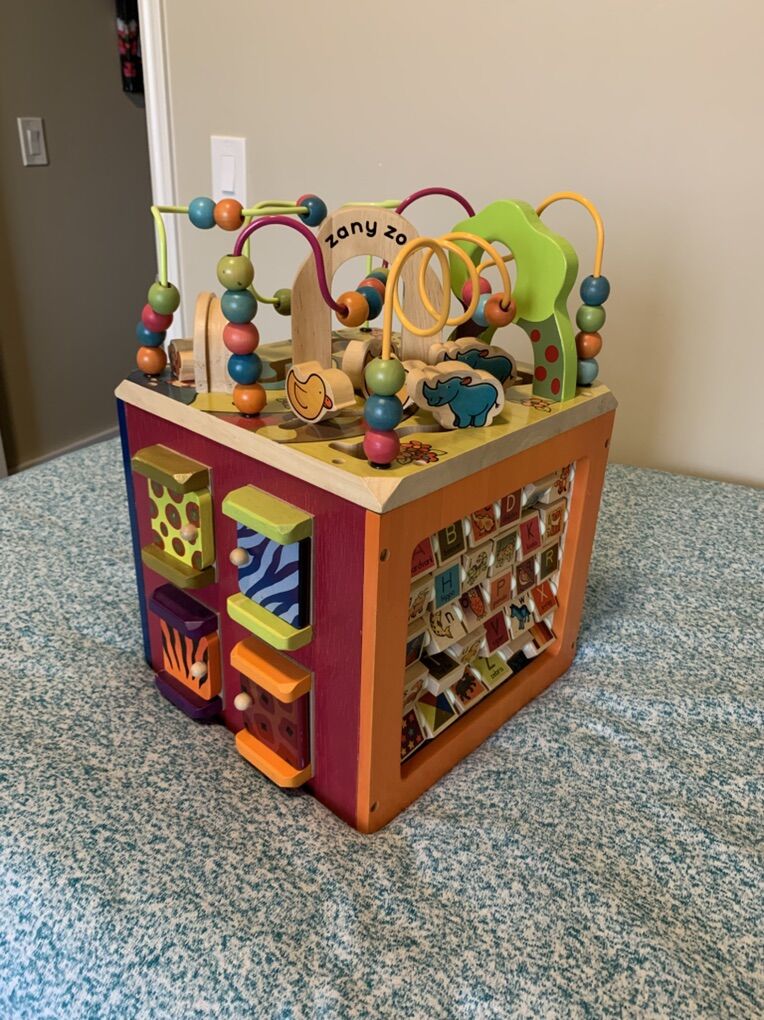 Zany Zoo Playing Cube for Baby or Preschool