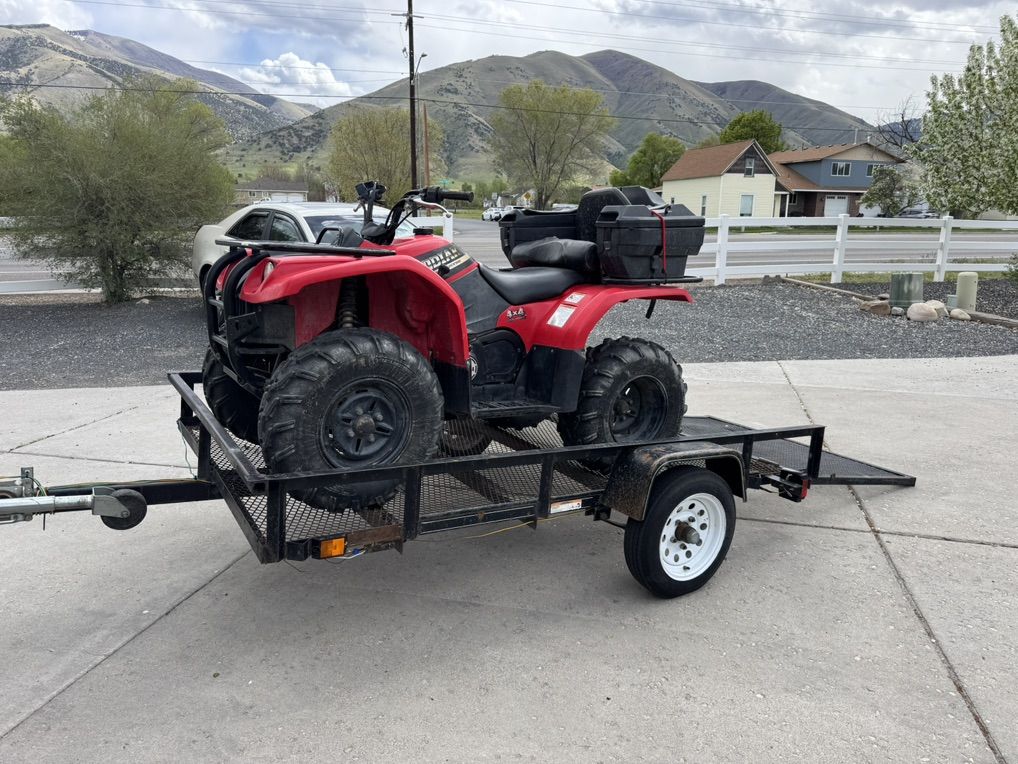 Yamaha KodiaK 400cc & 5x8 Trsiler