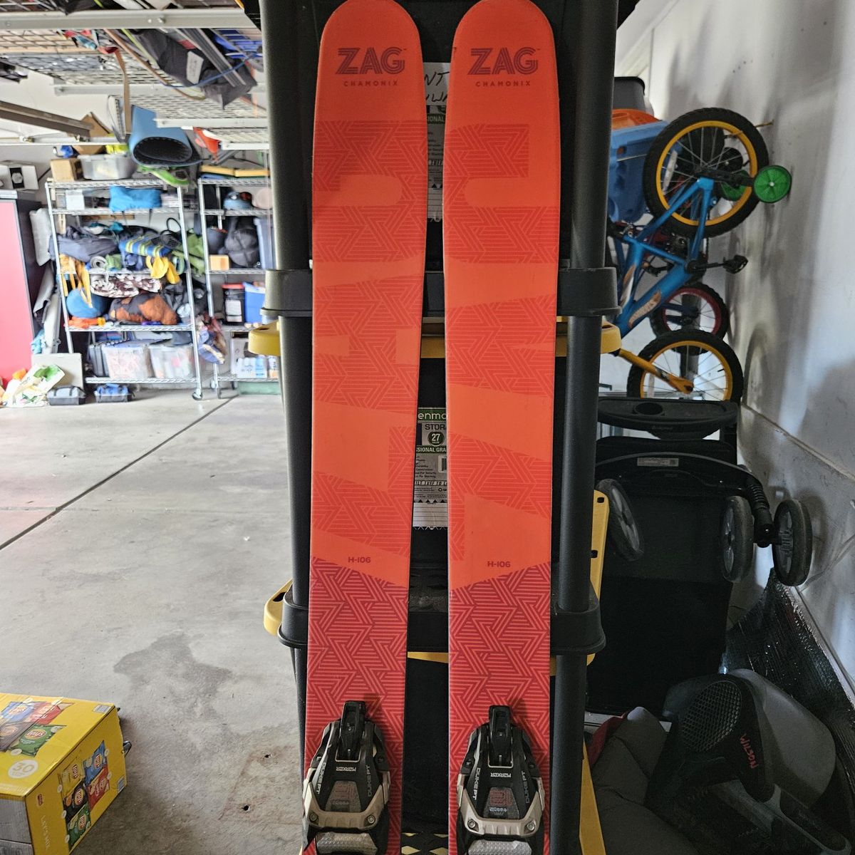 ZAG  Patrol H-106 Skis 186cm with Marker Duke PT Bindings