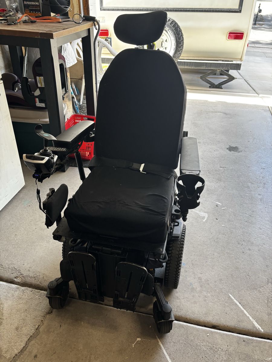 Quantum Edge 3 Power Wheelchair with Jay Fusion Cushion and Joystick