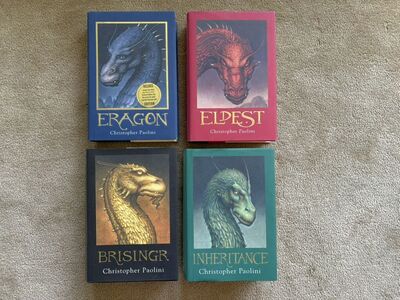 The Inheritance Cycle, by Christopher Paolini (hardcovers—one deluxe edition)
