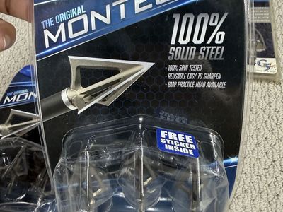 G5 Montec 100 grain fixed blade broadheads