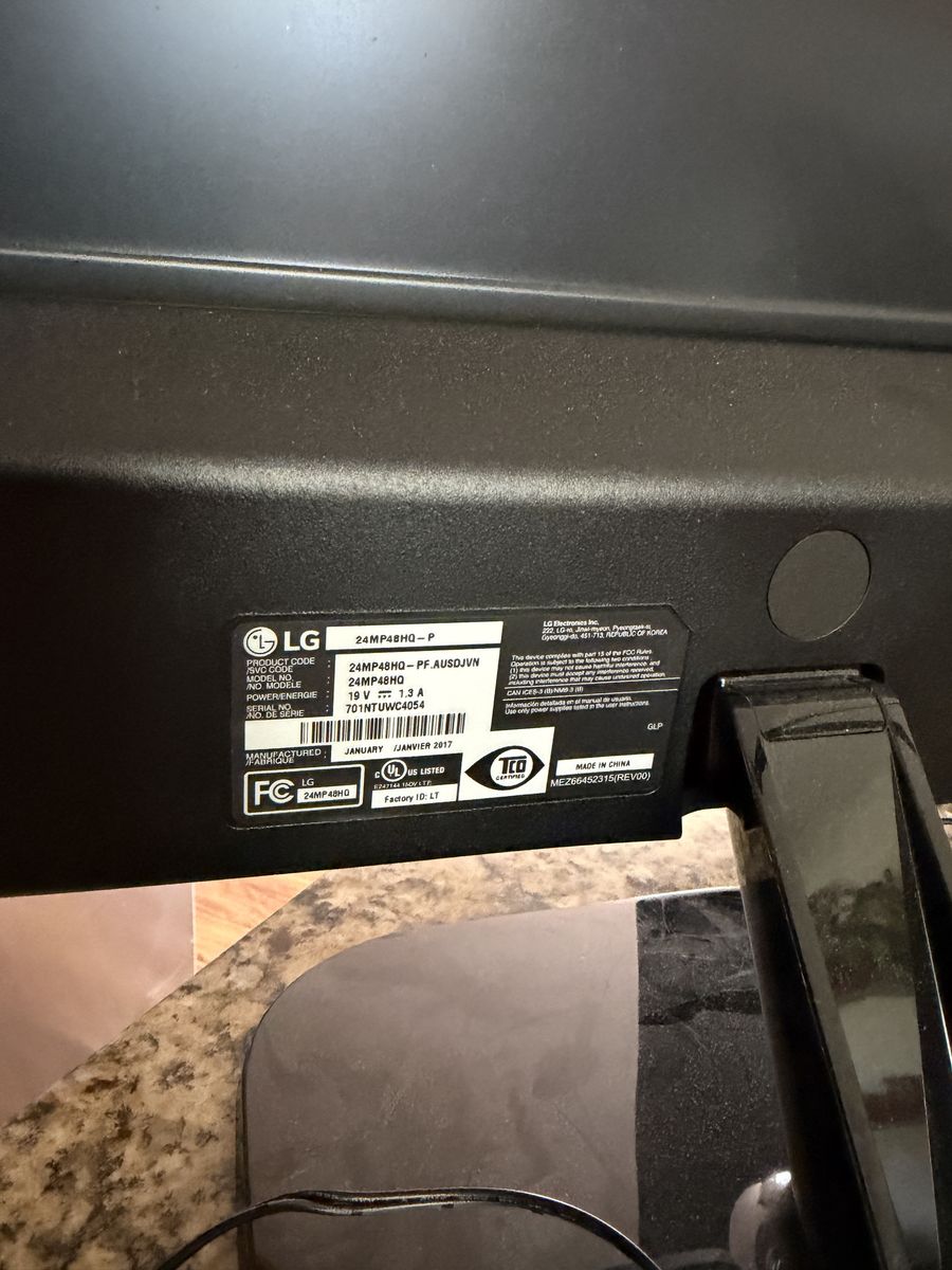 LG IPS LED 24-inch 24-mp48hq-p monitor