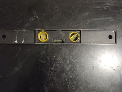 Black Plastic 9-Inch Torpedo Level with 3 Bubble Vials