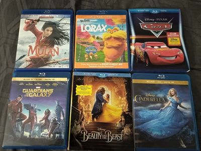 Bluray 6 Disney lot