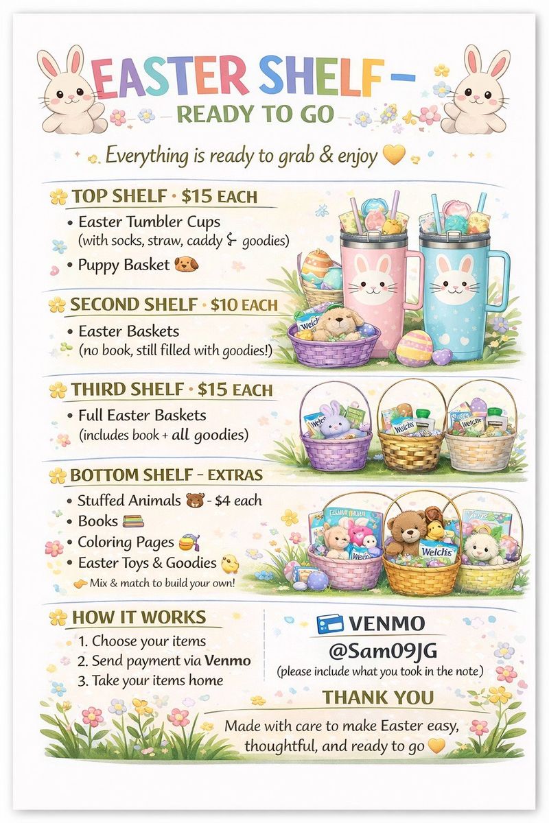 Easter Baskets for Kids – Cute & Ready to Go