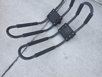 Pair of J-Style Kayak/Canoe Roof Rack Carrier Brackets for Car/SUV