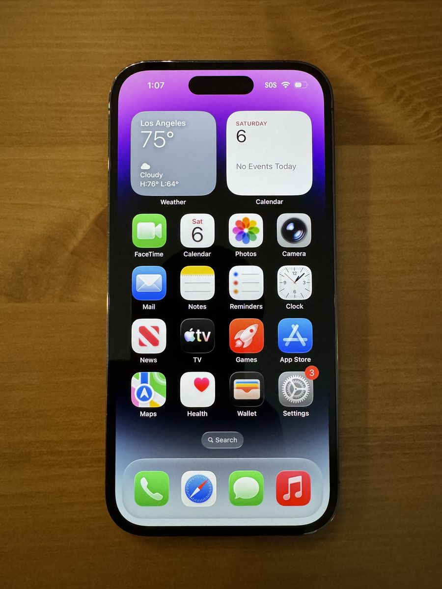 Apple iPhone 14 Pro - 128GB - Deep Purple (Unlocked)