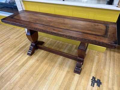 Solid Mahogany Console Table