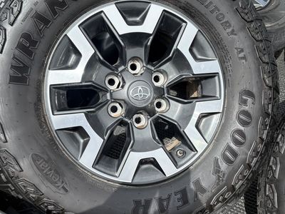 Toyota Tacoma Takeoff — Goodyear Wrangler LT265/70R17 on TRD Rims — $325